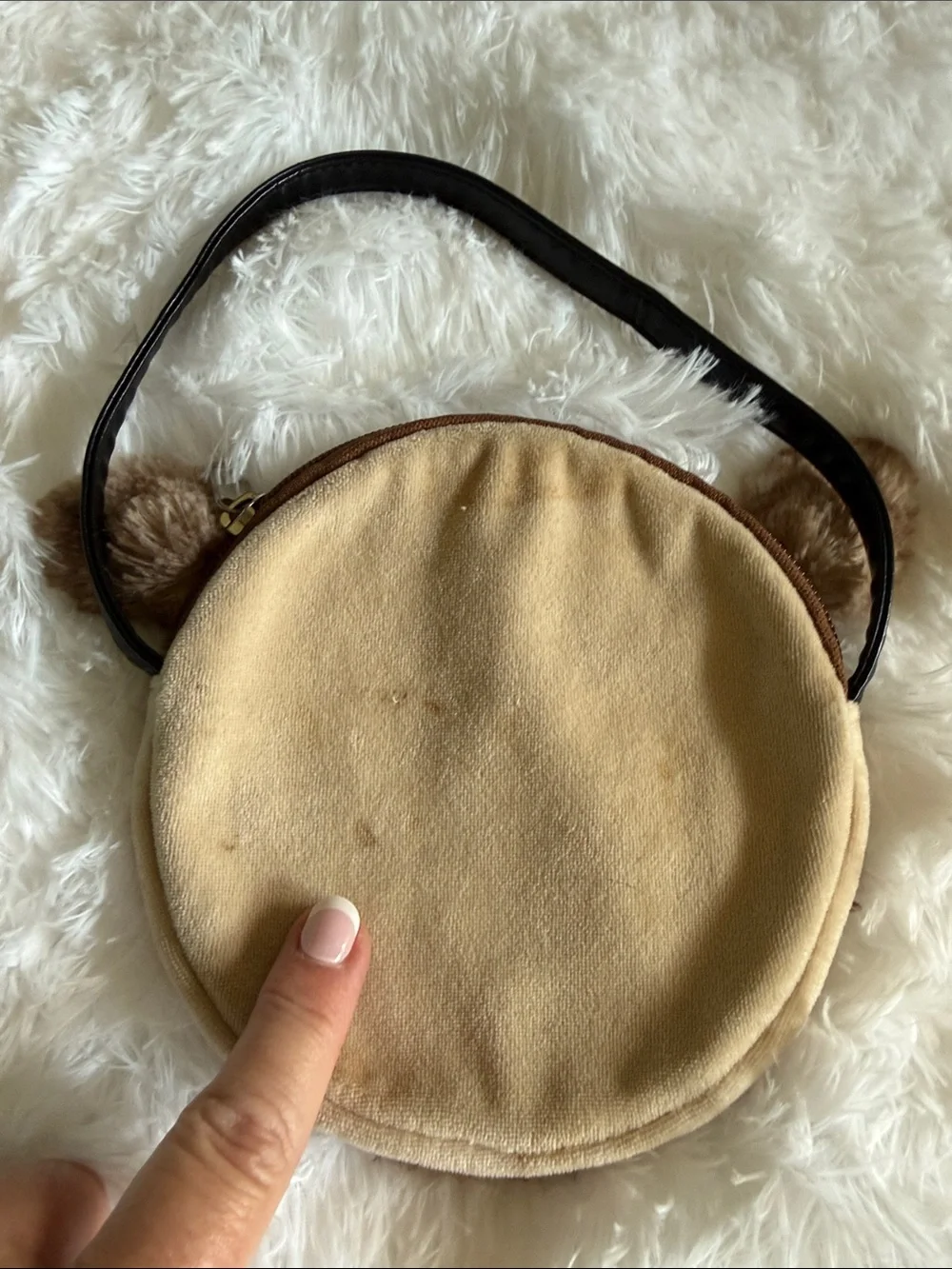 Brown Fawn Plush Kids Shoulder Bag - Cute Deer Purse